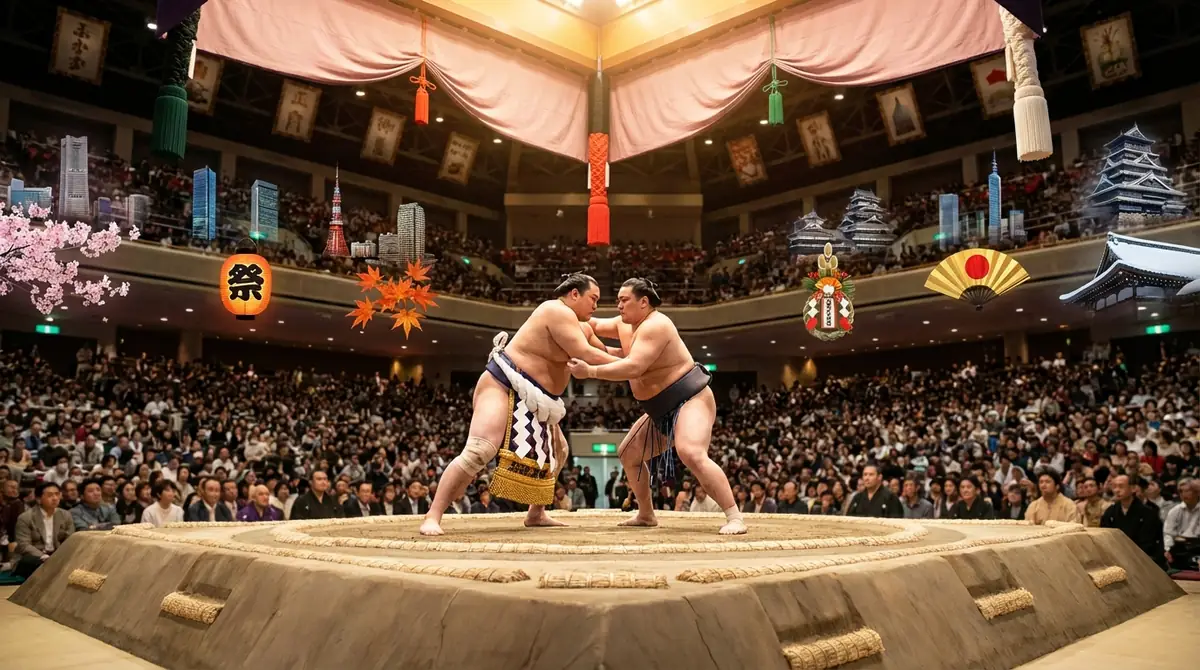 【結論】大相撲は年6回・全国4会場で開催されている