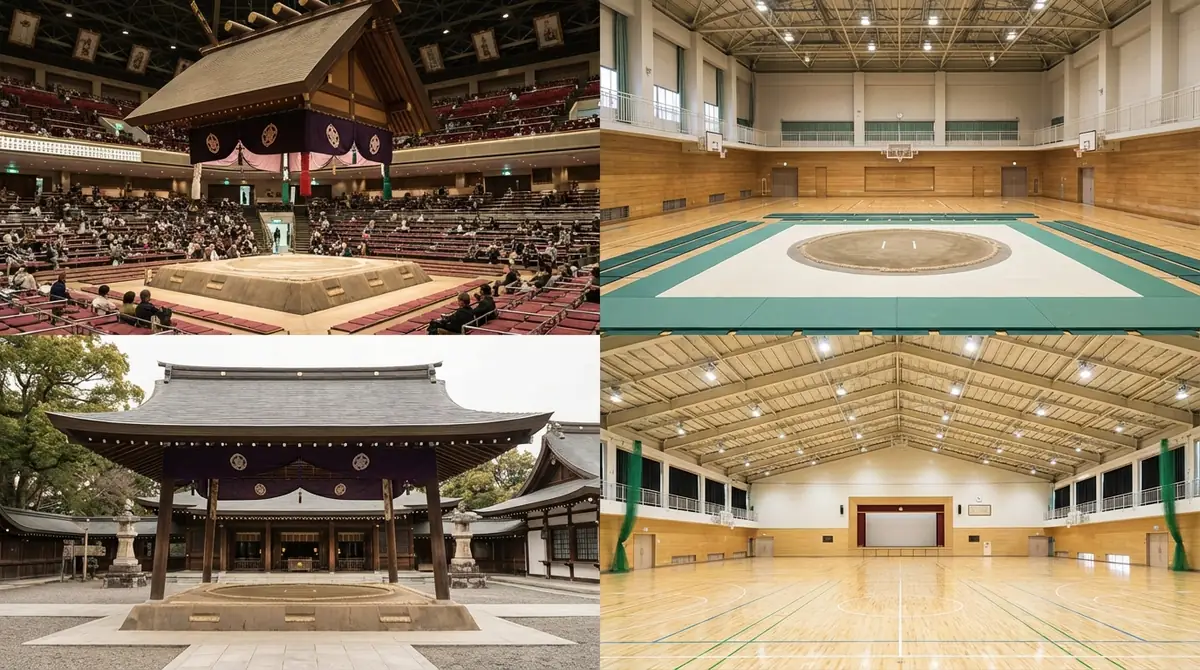 相撲をやってる4つの会場を徹底解説