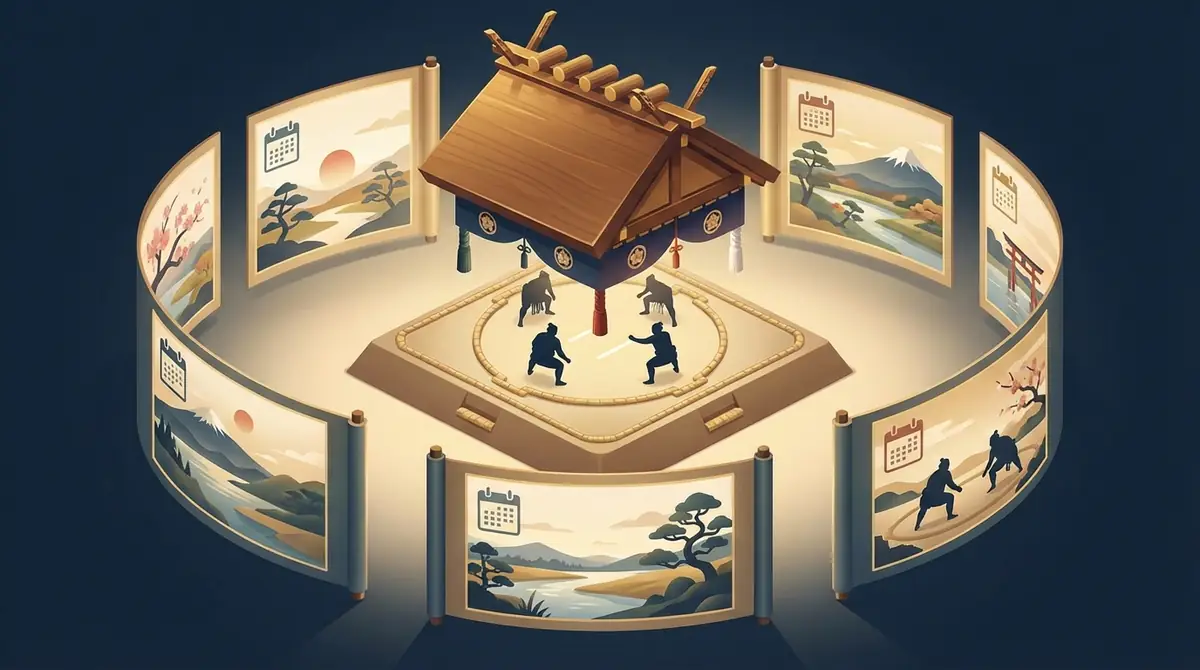 大相撲は年6回開催!場所の名前と開催月【早見表】