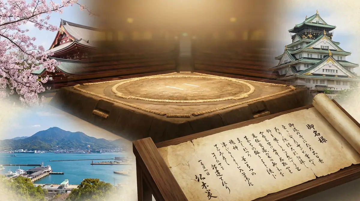 相撲の場所の名前の由来と意味