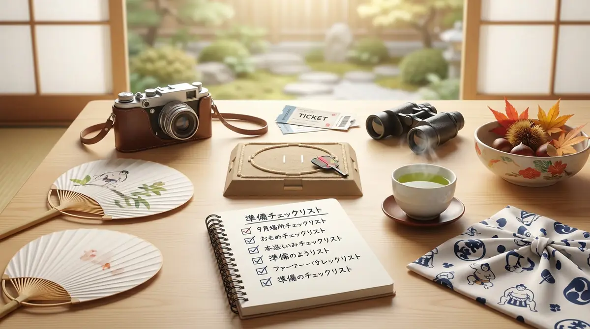 まとめ｜9月場所を楽しむための準備チェックリスト