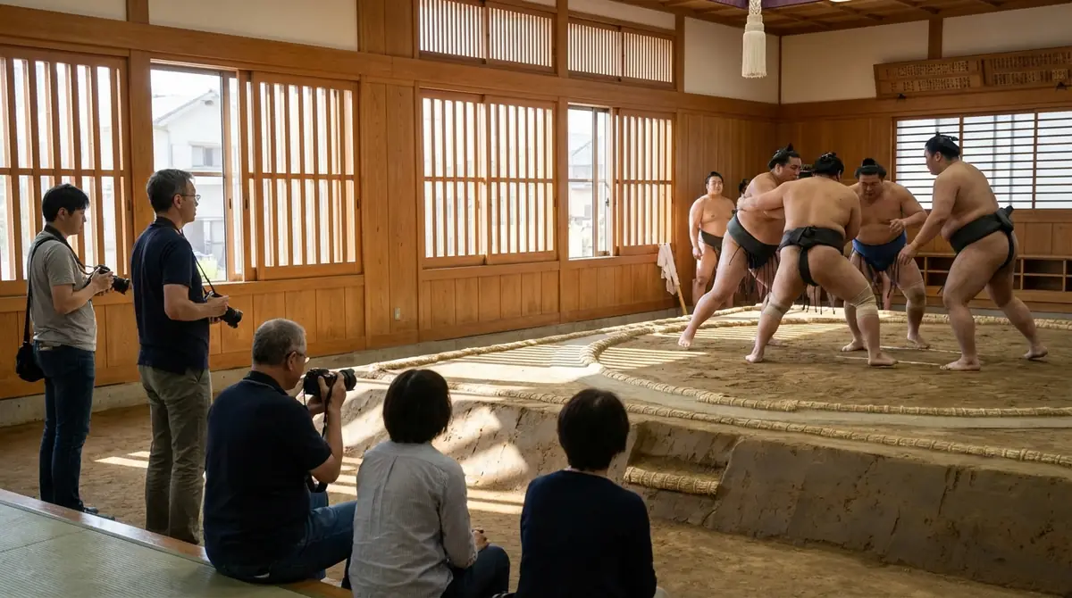 相撲の稽古見学とは？一般人でも見学できる仕組み