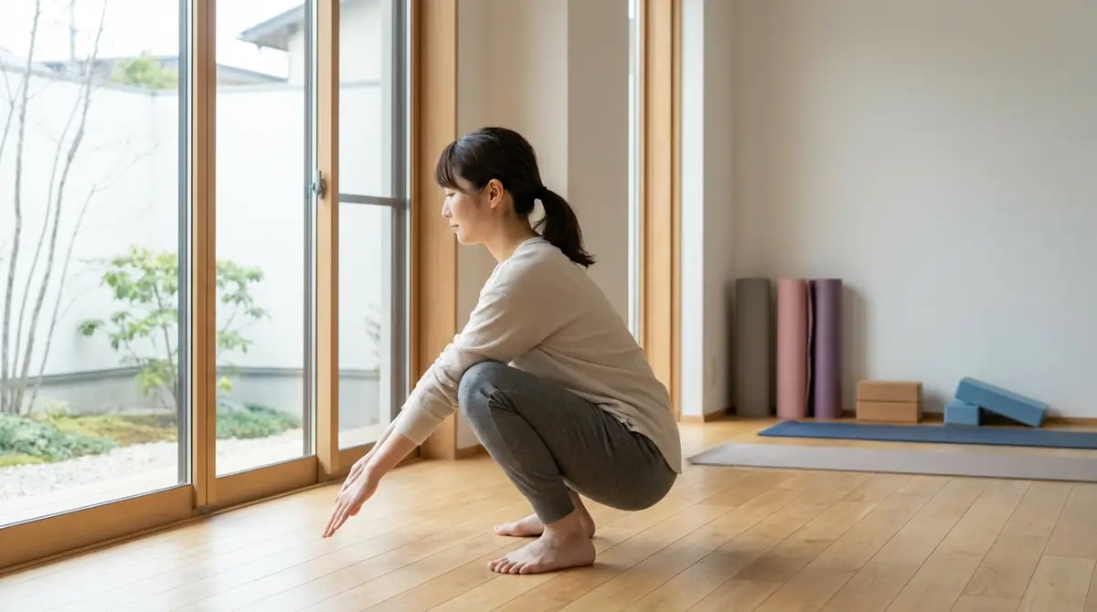 蹲踞ができるようになる柔軟ストレッチ3選【自宅OK】