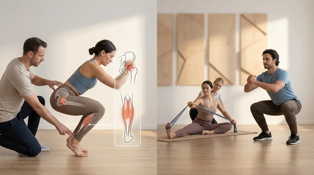 蹲踞ができない原因と対処法【タイプ別に解説】