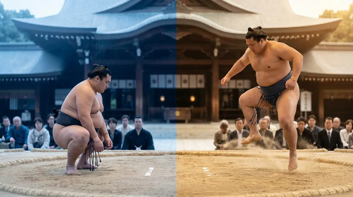 相撲の蹲踞と四股の違いとは？それぞれの役割を比較