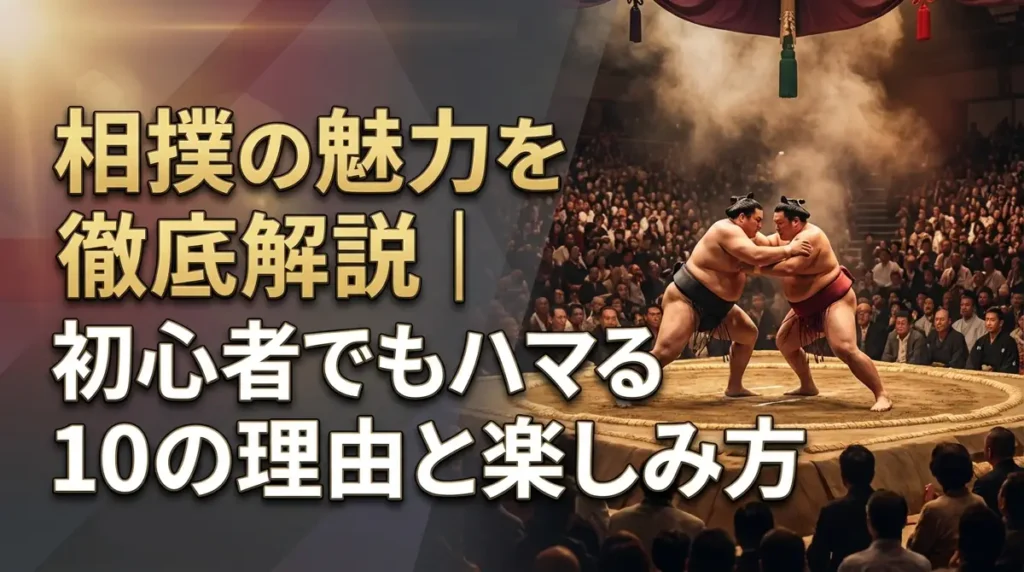相撲の魅力を徹底解説｜初心者でもハマる10の理由と楽しみ方