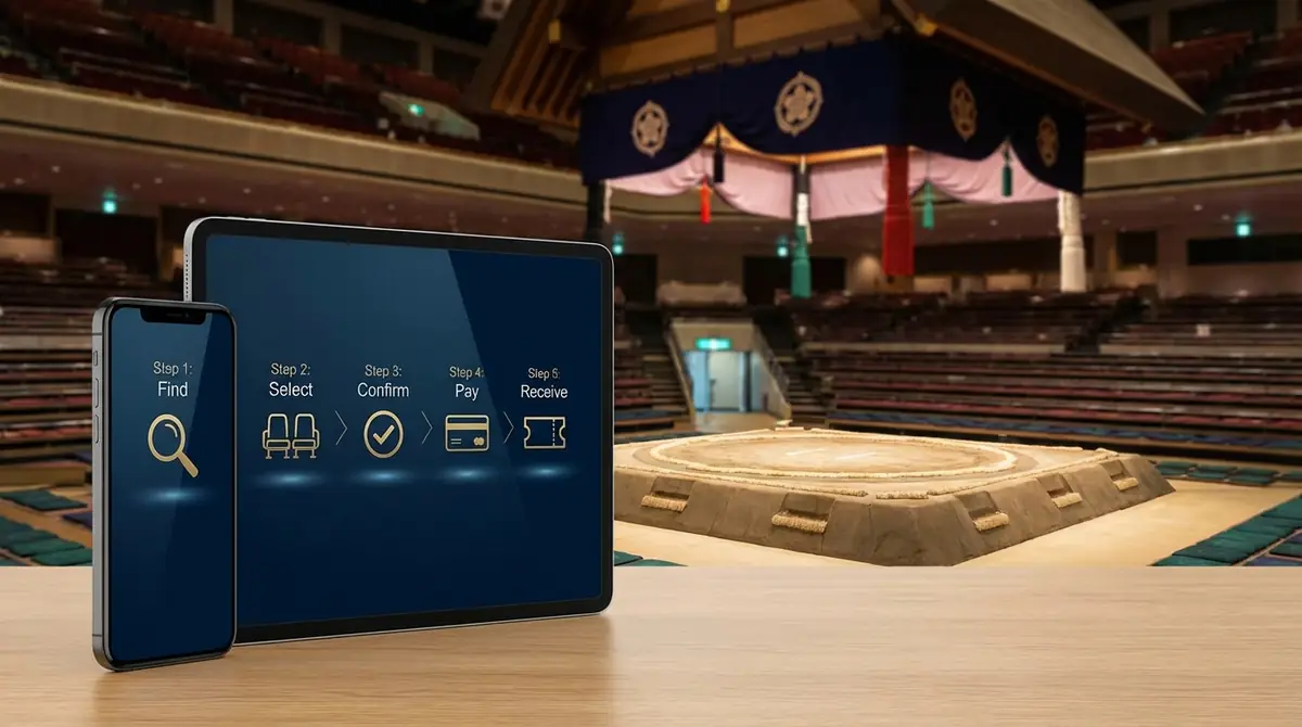 【購入編】相撲リセールチケットの買い方5ステップ