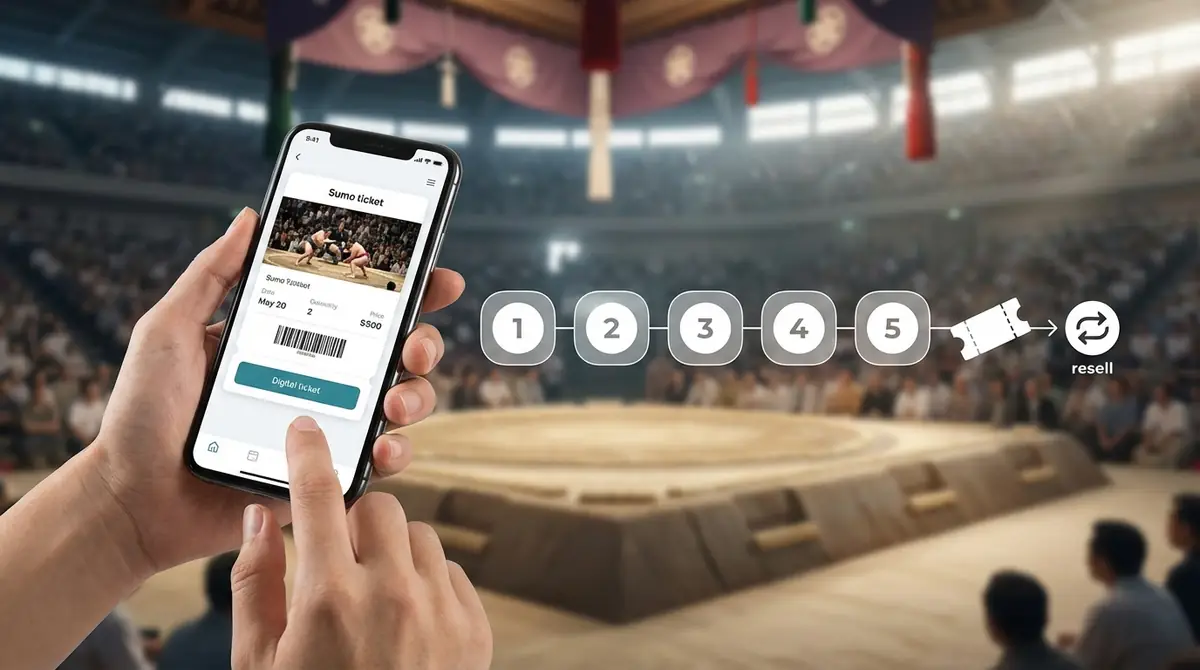 【出品編】行けなくなった相撲チケットのリセール出品方法5ステップ