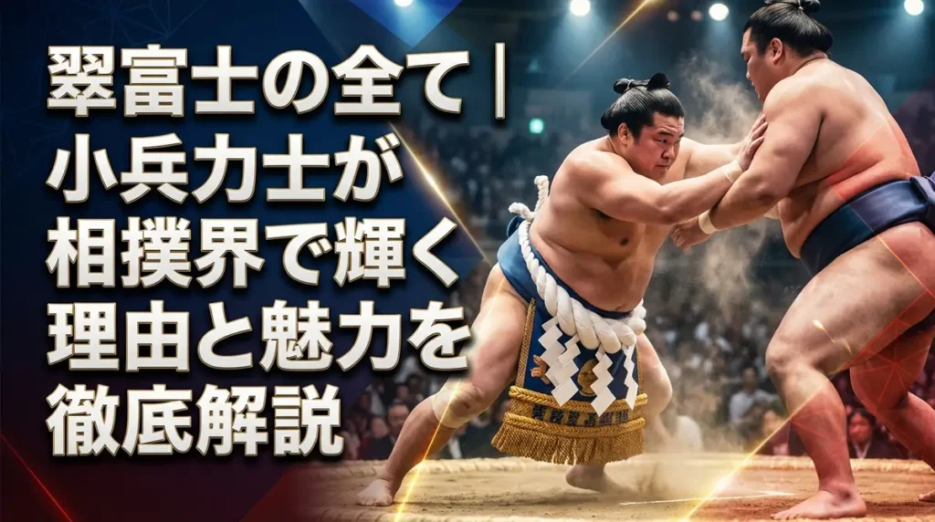 翠富士の全て｜小兵力士が相撲界で輝く理由と魅力を徹底解説
