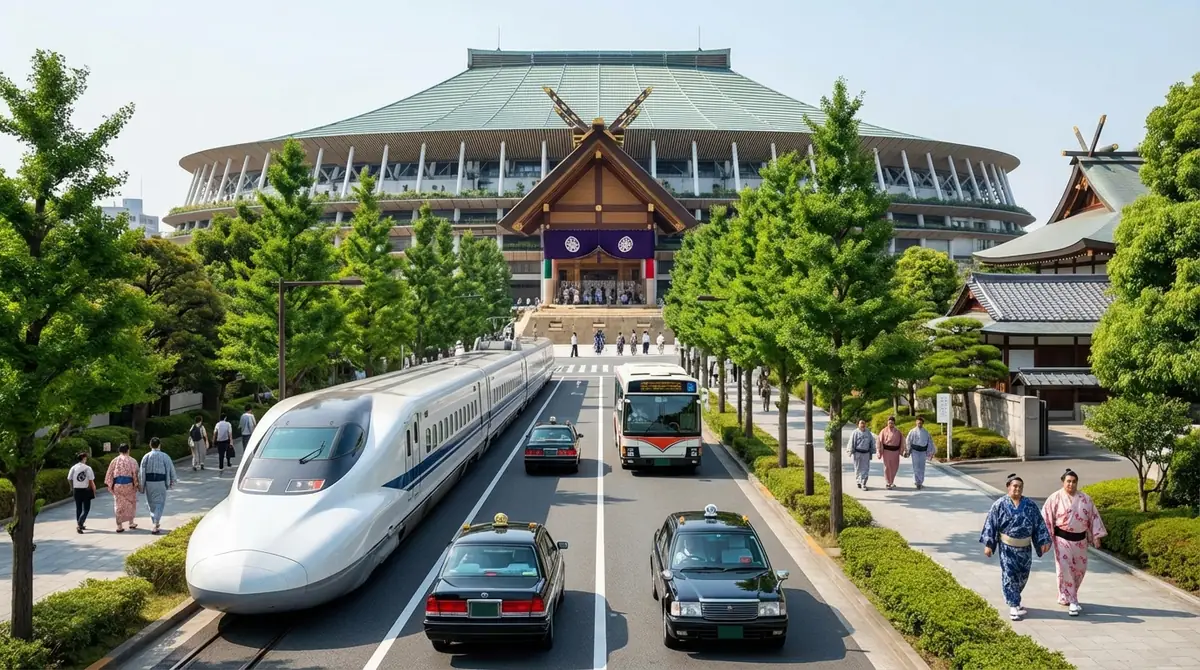 相撲の場所が開催される会場へのアクセス方法