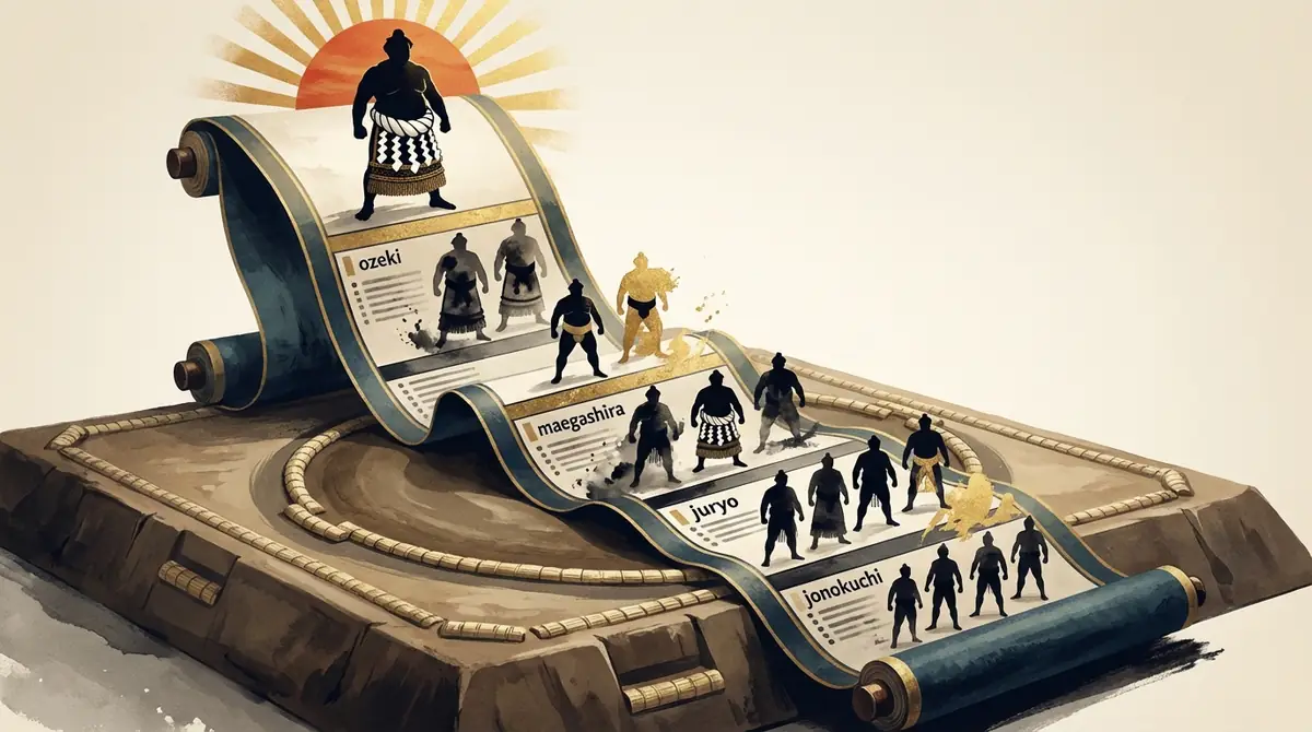 番付の階級を詳しく解説｜横綱から序ノ口まで