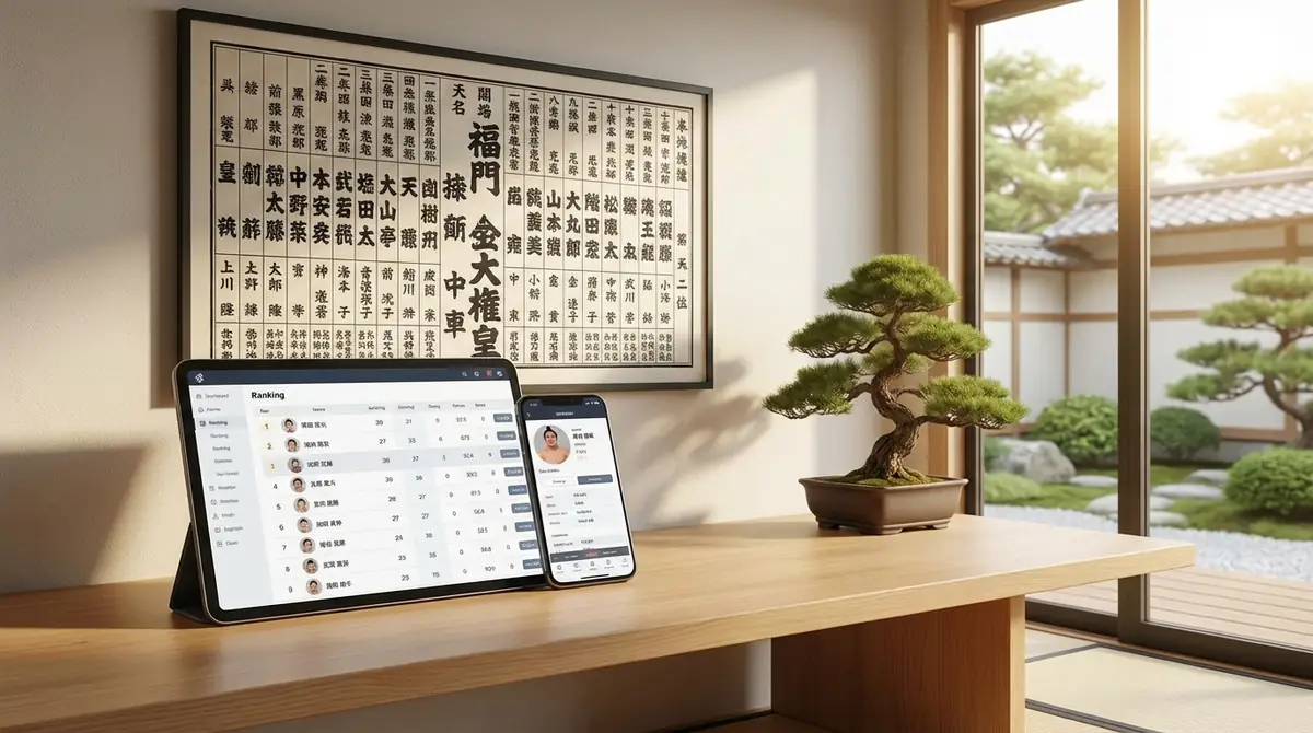 最新の番付を確認する方法