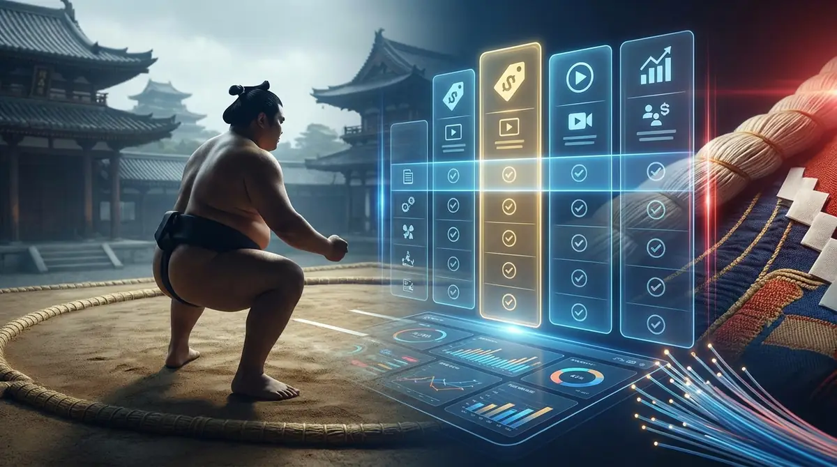 相撲動画サービスの料金・機能を比較表でチェック