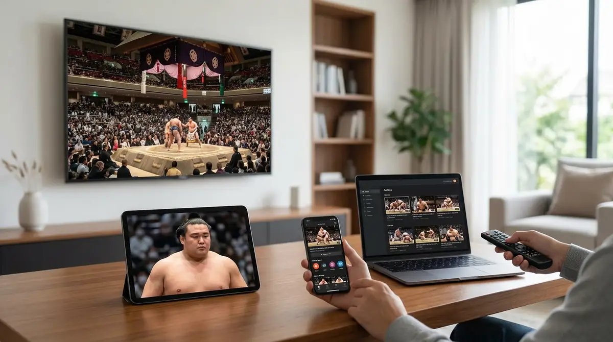 【目的別】あなたに最適な相撲動画の視聴方法