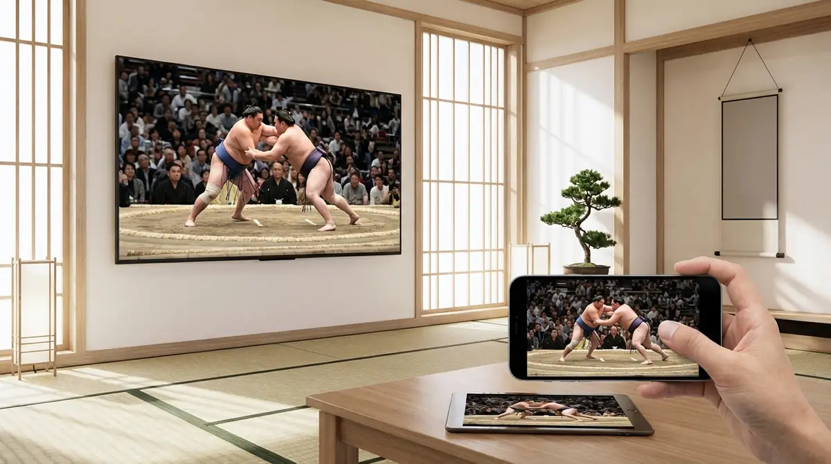 相撲動画をテレビ・スマホで見る方法