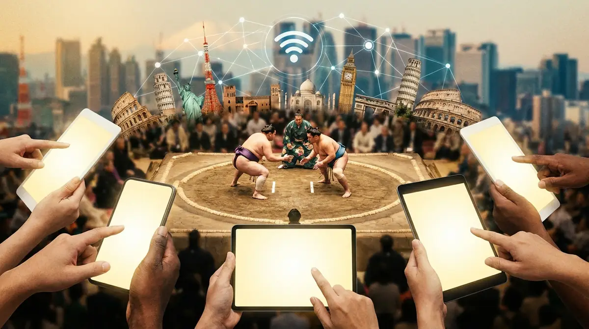 海外から相撲動画を見る方法と注意点