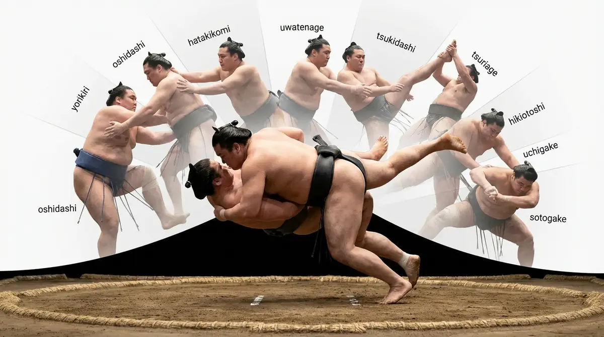 相撲の決まり手10選|覚えておきたい代表的な技