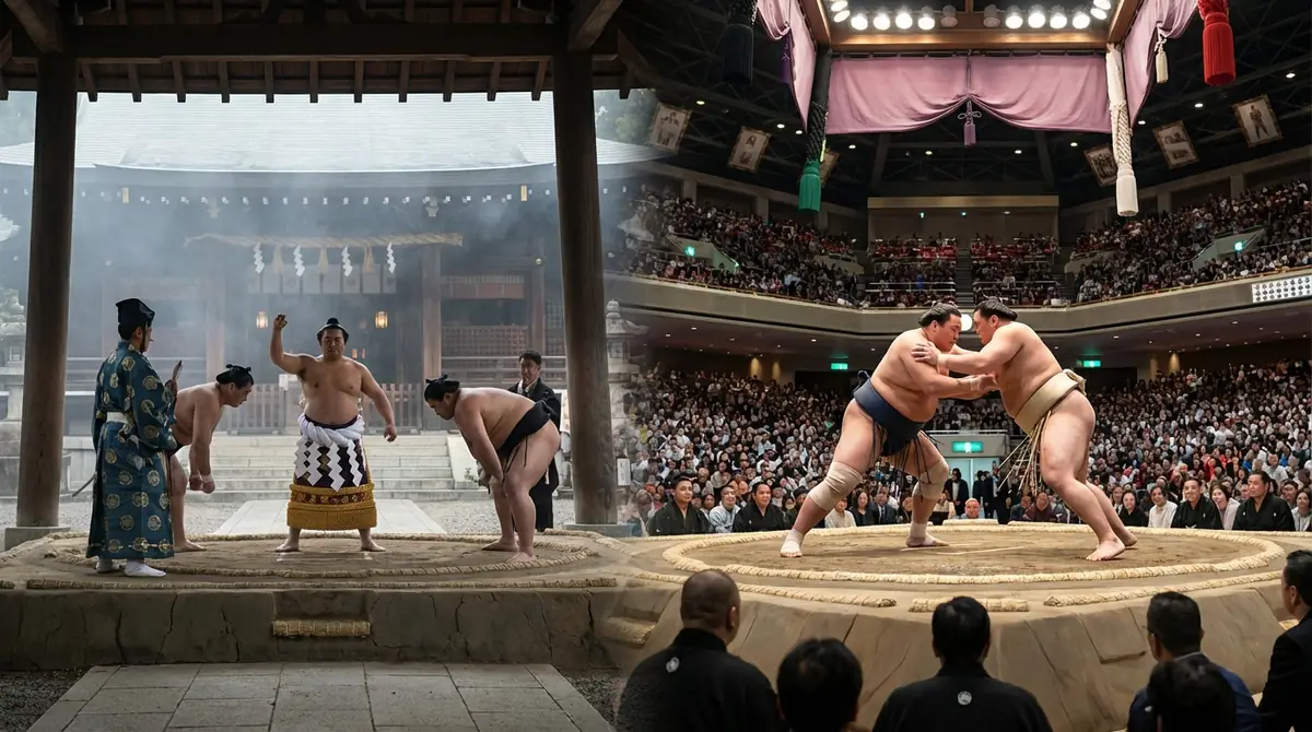 相撲の歴史|神事から国技へ発展した経緯