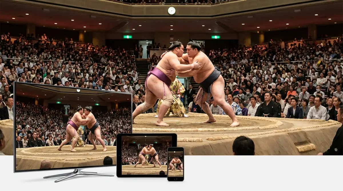 相撲の取り組みを見る方法【視聴・観戦ガイド】