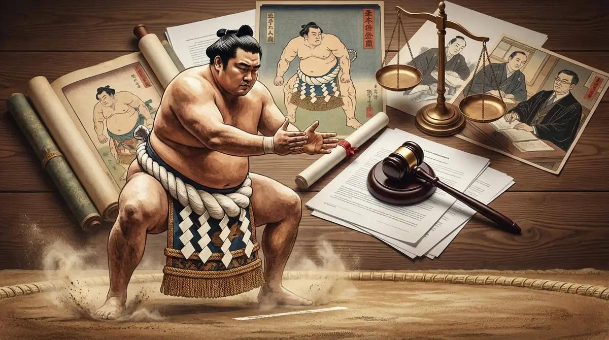 相撲イラストを使う際の著作権・利用規約の注意点