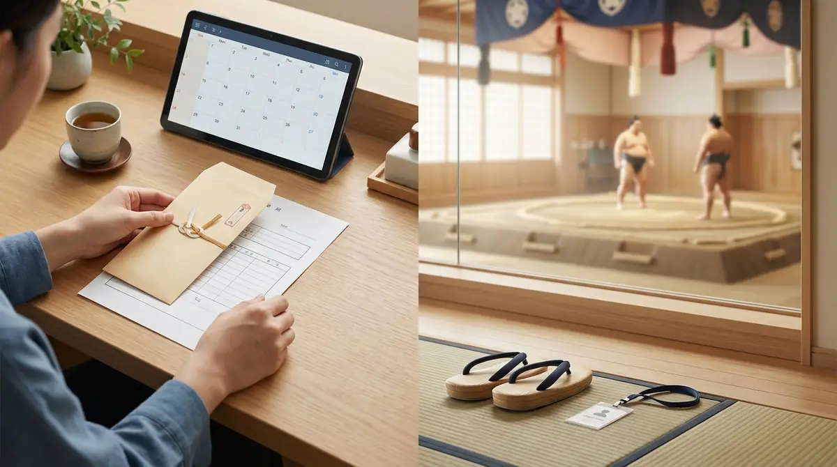 相撲部屋見学の申込方法と当日の流れ