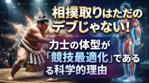 相撲取りはただのデブじゃない！力士の体型が「競技最適化」である科学的理由