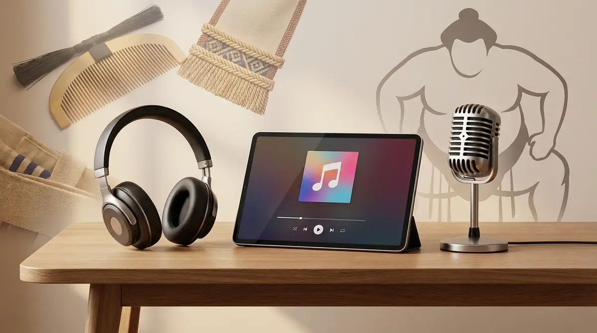 力士の妻になった歌手の楽曲を聴くには