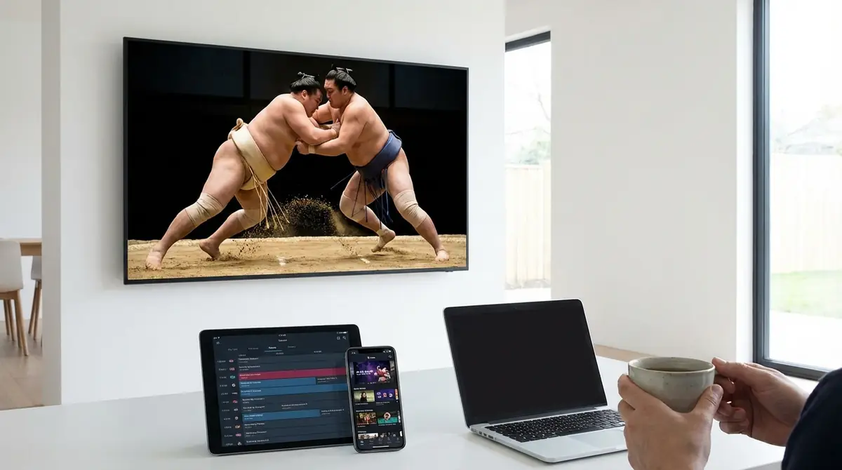 相撲をテレビ・ネットで見る方法と放送スケジュール