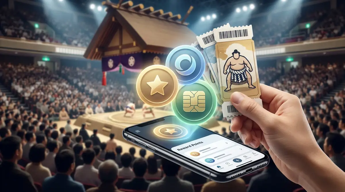 相撲チケット購入でポイント三重取りする具体的な手順