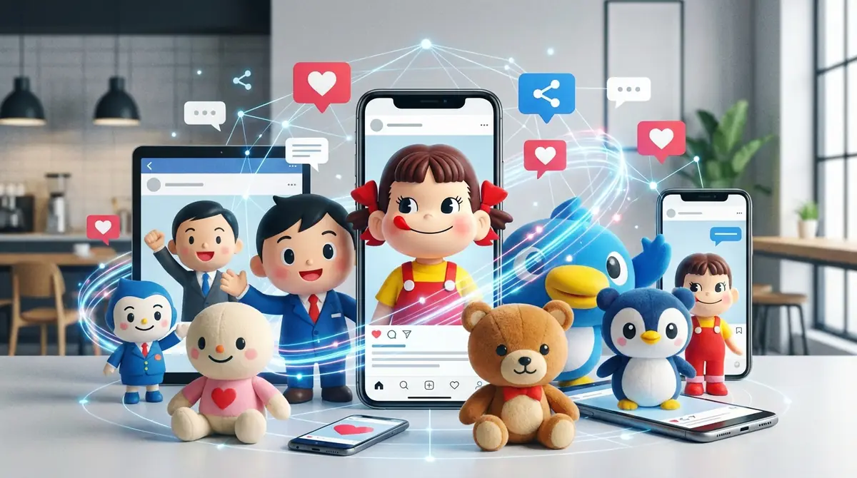 ペコちゃんだけじゃない！SNSで話題の企業キャラクターまわし