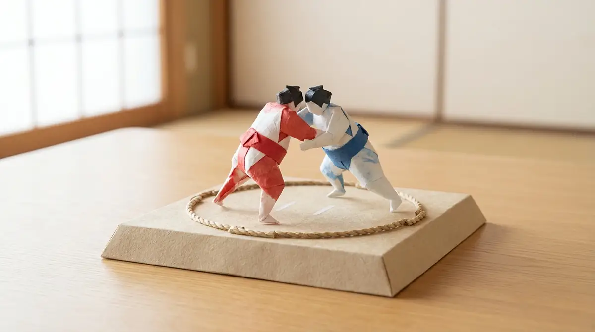 紙相撲の遊び方とルール