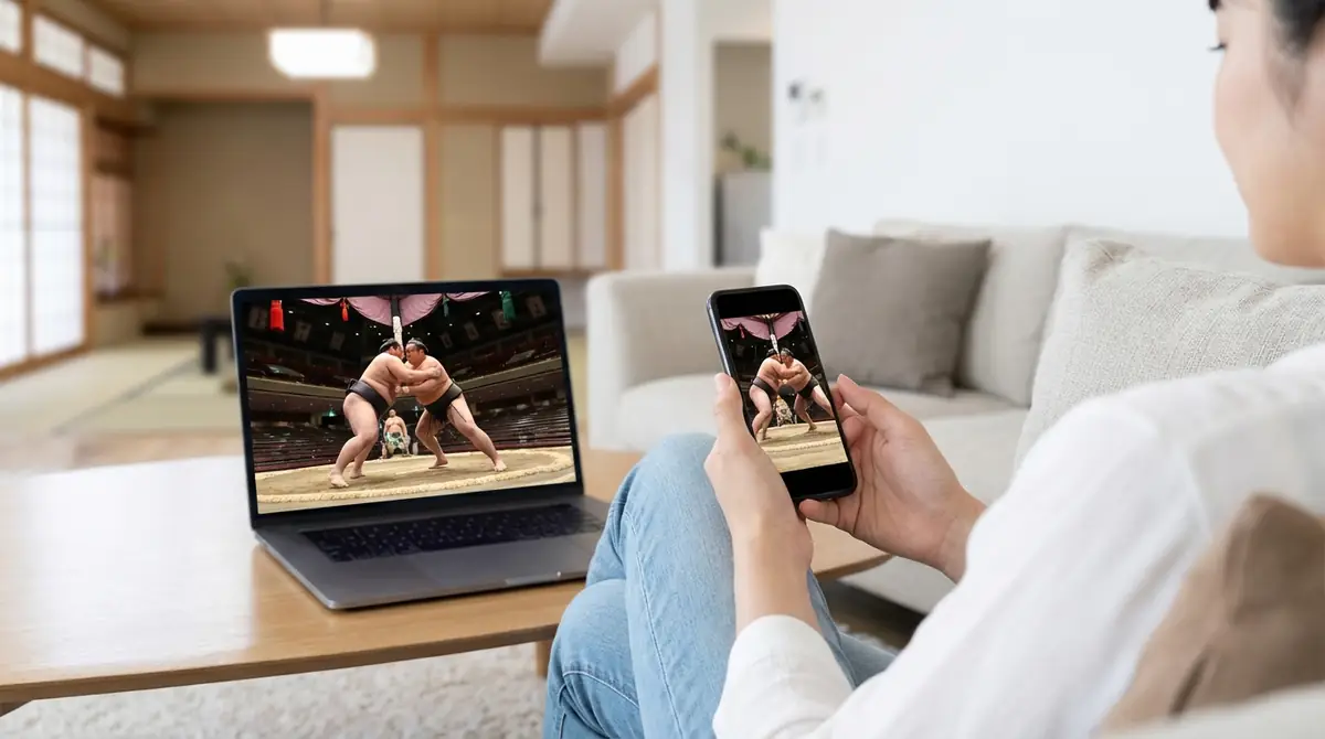 ネット配信で相撲中継を見る方法【スマホ・PC対応】