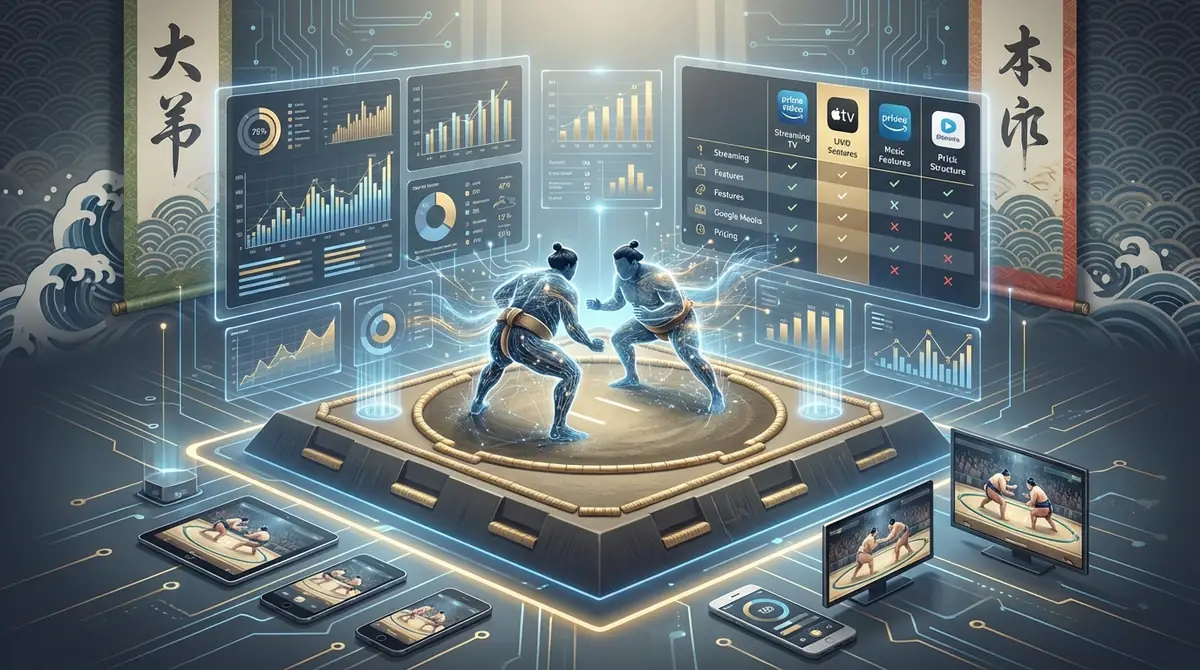 【比較表】相撲中継サービスの料金・特徴を徹底比較