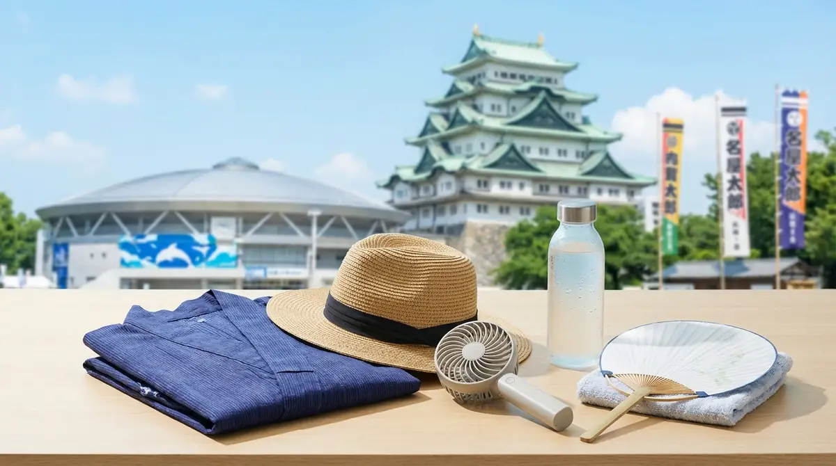 夏の名古屋場所に必要な持ち物と服装