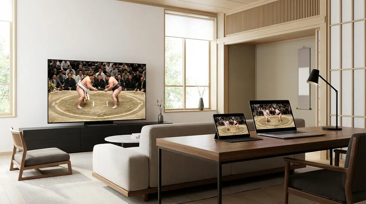 5月場所をテレビ・ネットで視聴する方法