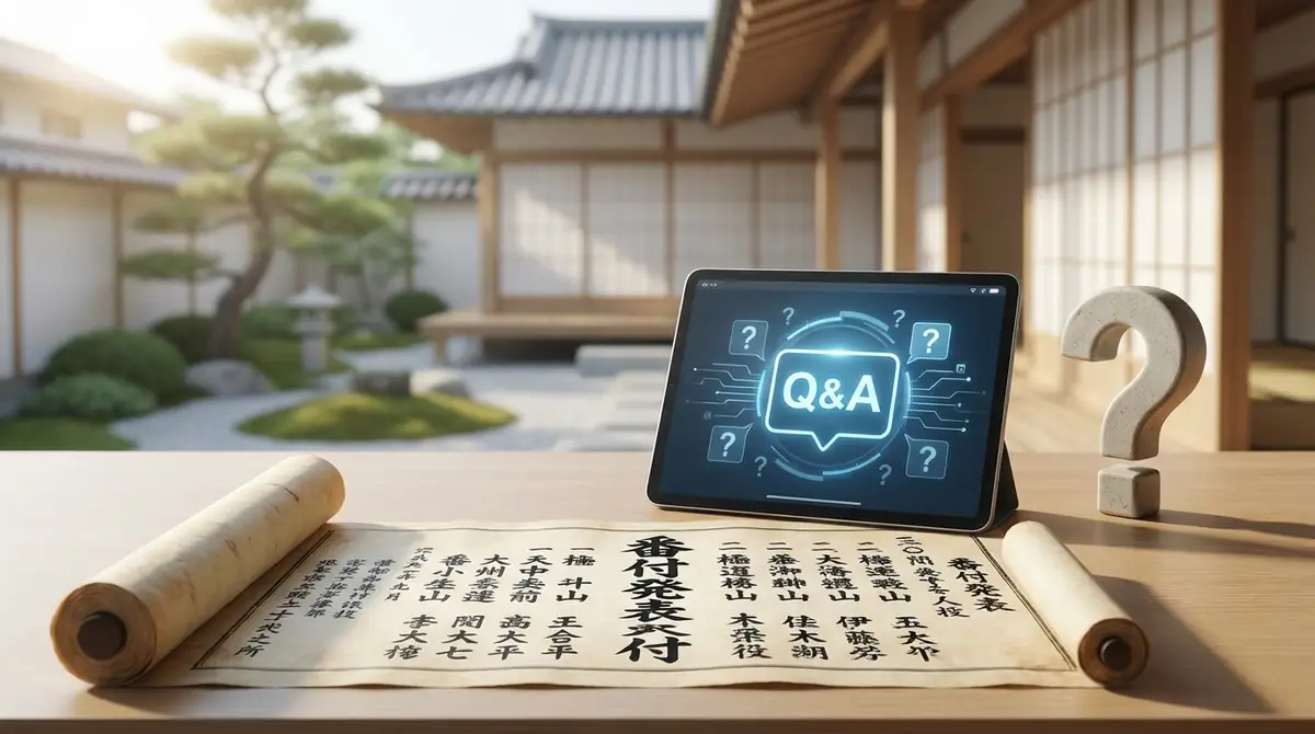 番付発表に関するよくある質問