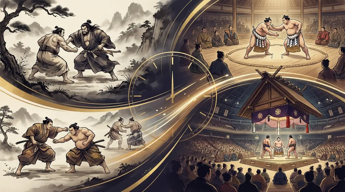 相撲はいつから始まった?起源と歴史の全体像を30秒で解説