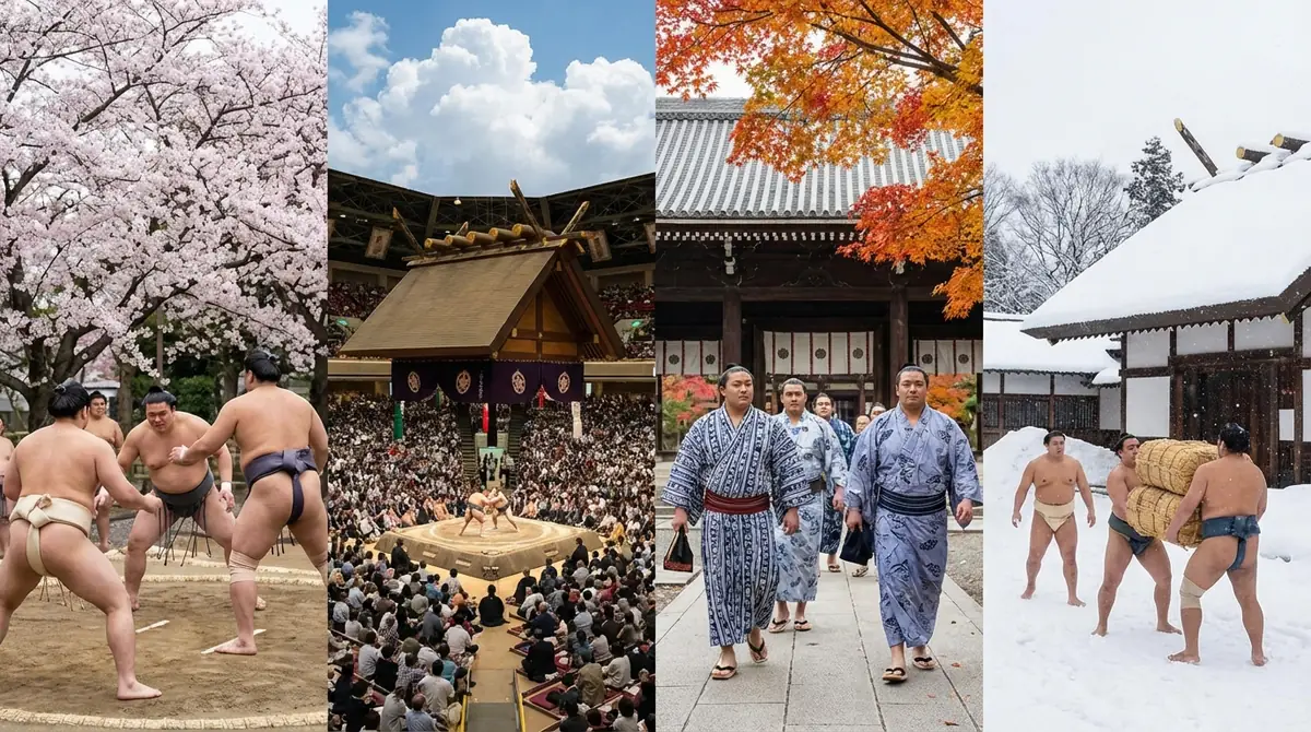 大相撲の年間カレンダー｜力士たちの1年の流れ