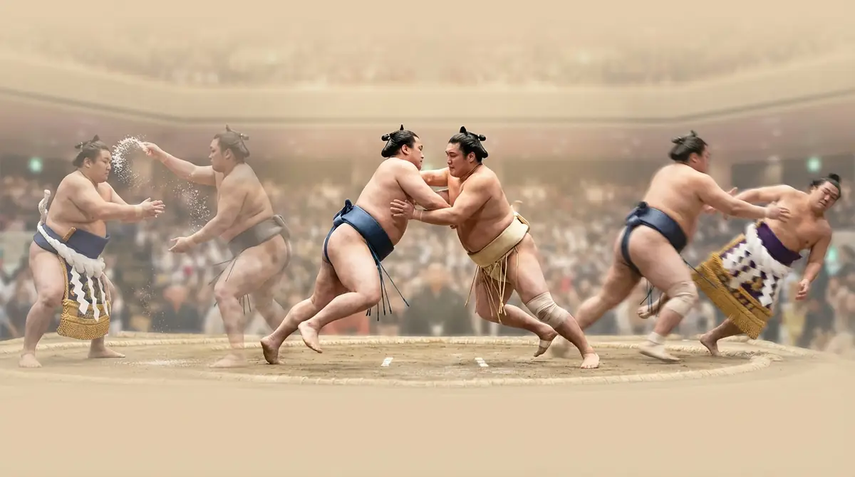 相撲の取組の流れを図解で解説|仕切りから決着まで