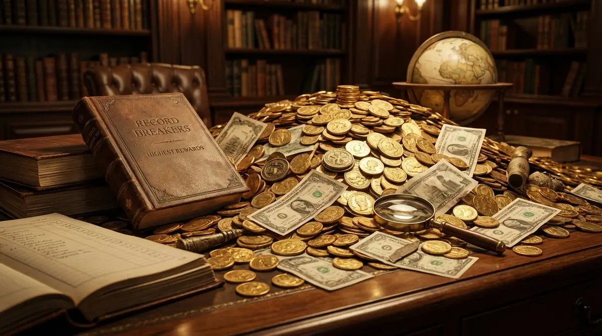 懸賞金の最多記録|歴代ランキングと驚きの金額