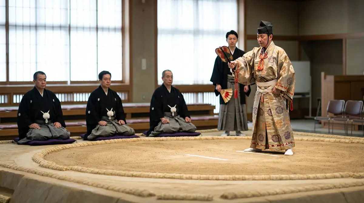 取り組みを支える人々｜行司・呼出・審判の役割