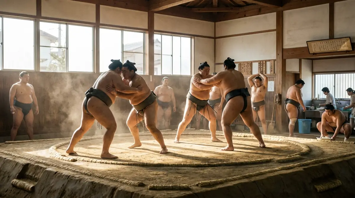 相撲部屋での生活|力士の1日のスケジュールに密着