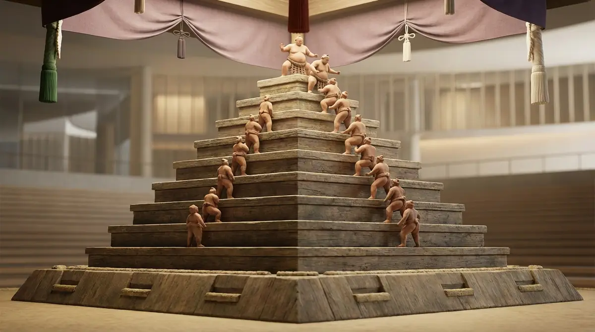 【一覧表】相撲の階級は全部で10段階｜ピラミッド図解付き