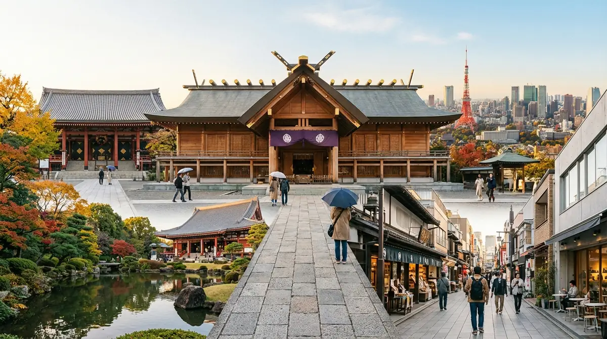 相撲博物館と一緒に回りたい周辺スポット【モデルコース】